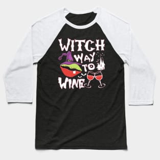 Halloween Drinking Out Witch Baseball T-Shirt